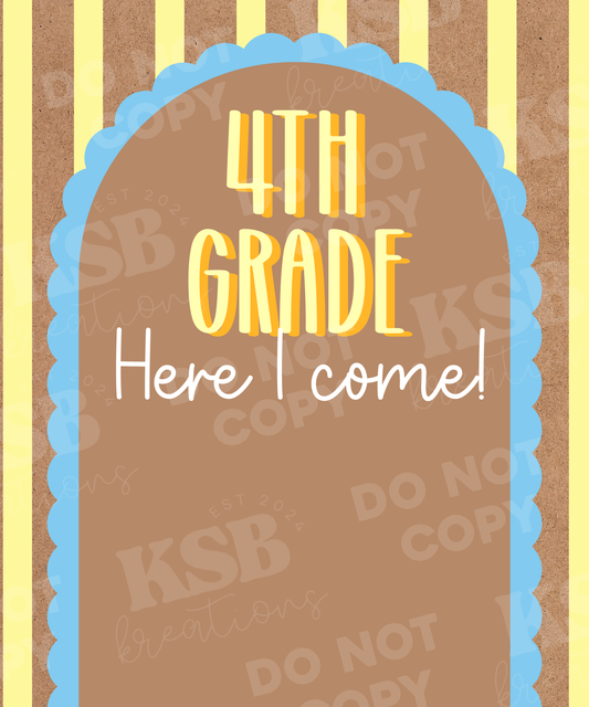 First Day of School Banner (36"Lx30"W)