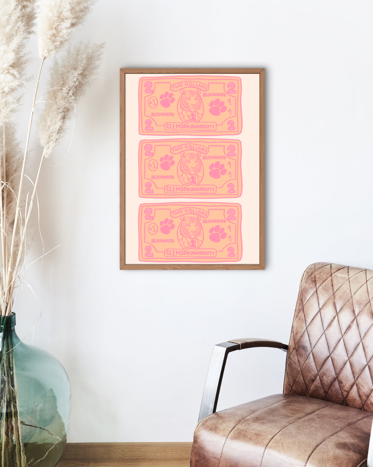 Clemson Currency Print | DIGITAL DOWNLOAD