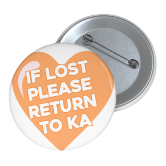 If Lost Please Return To Frat Pin