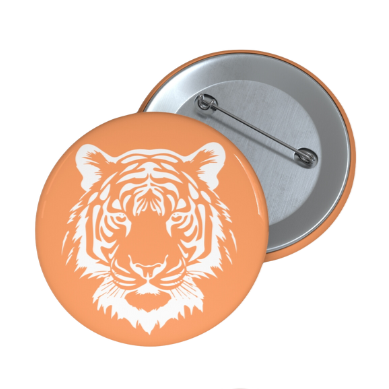 Tiger Face Pin