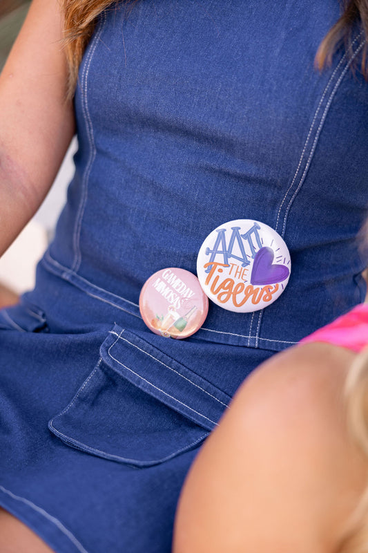 Sorority Color Hearts the Tigers