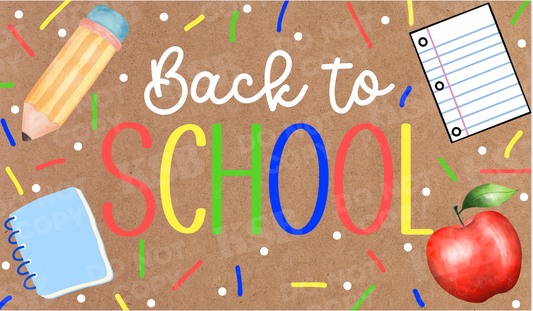Back to School Banner