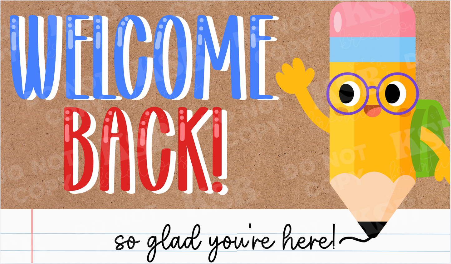 Welcome Back Banner