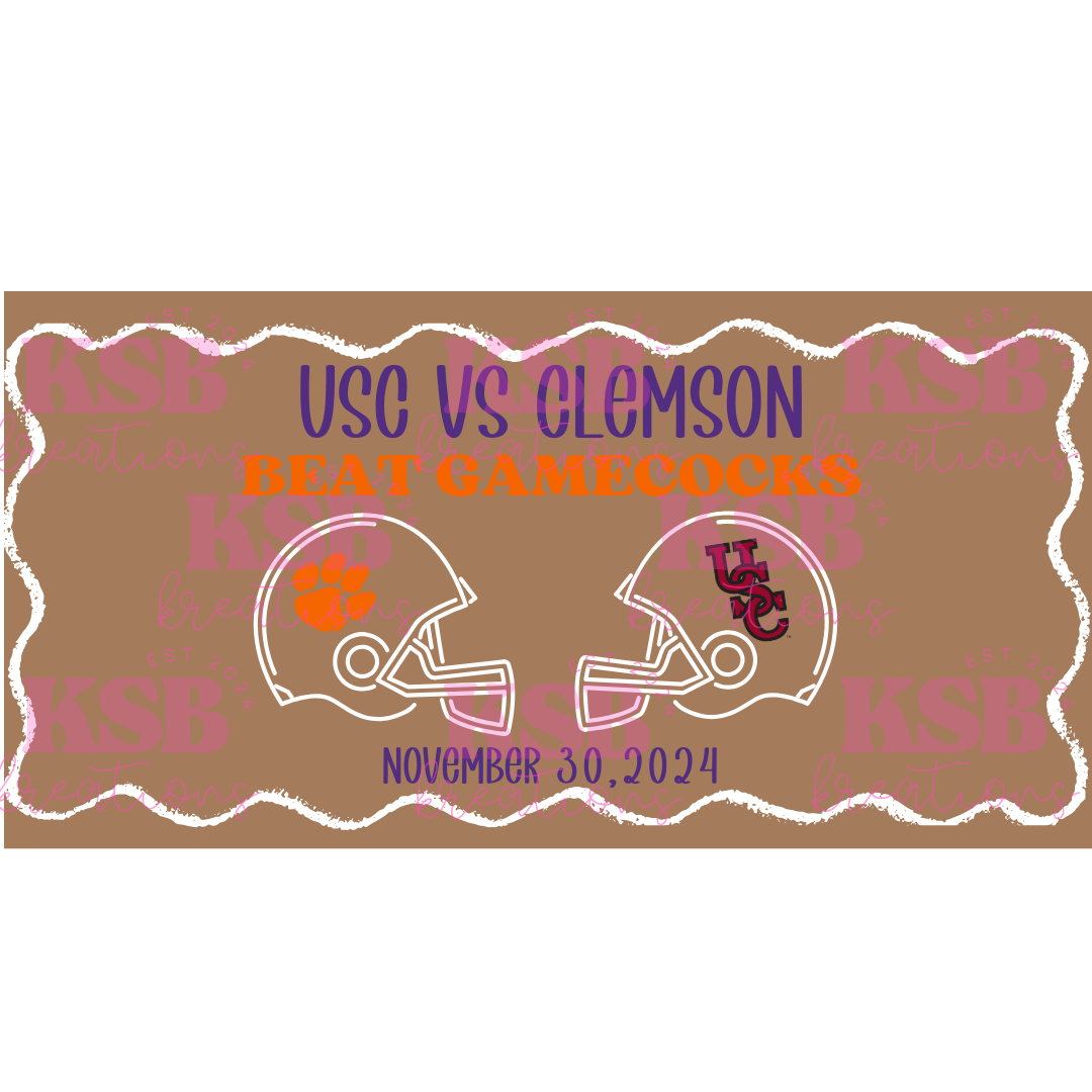 Clemson vs USC Banner