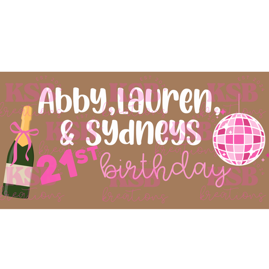 The Abby Lauren and Sydney Banner