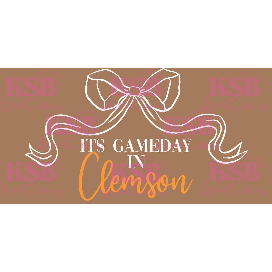 Its Gameday In Clemson Banner