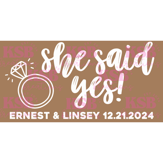 The Ernest and Linsey Banner