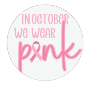 In October We Wear Pink Pin