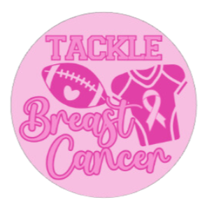Tackle Breast Cancer Pin