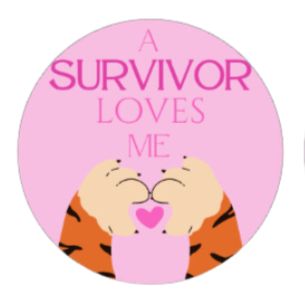 A Survivor Loves Me Pin