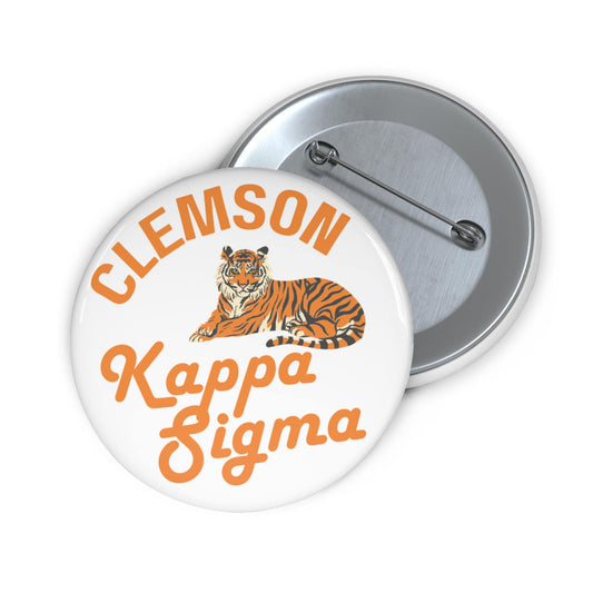Clemson Tiger Greek Pin