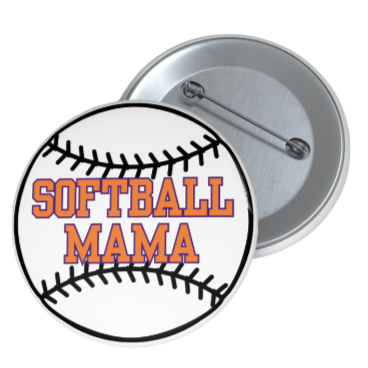 Softball Mama Pin