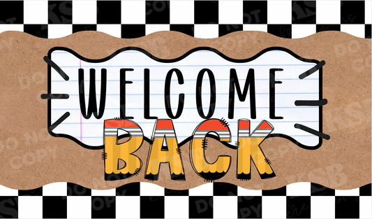 Welcome Back Banner