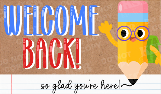 Welcome Back Banner