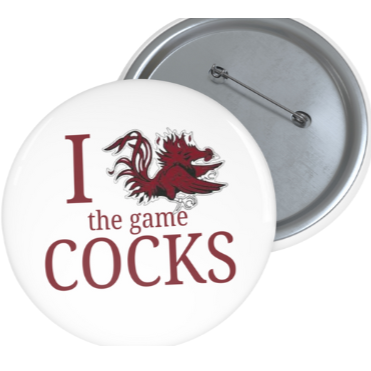 I love the Game Cocks Pin