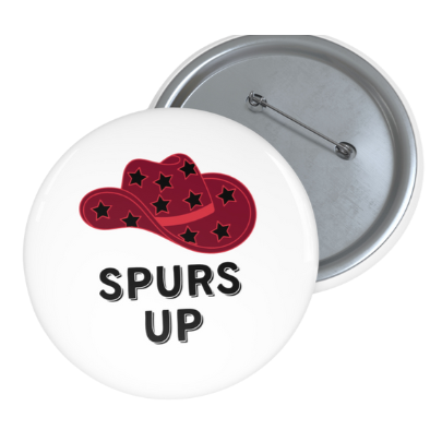 Spurs Up Cowboy Hat Pin