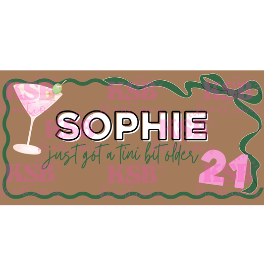 The Sophie Banner